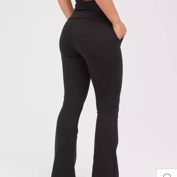 OFFLINE By Aerie The Hugger High Waisted Foldover Flare Legging - Picture 3 of 8